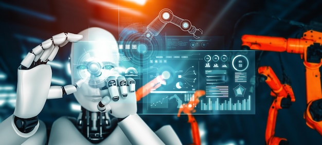 Tecnologia de IA implementada em transformação digital de negócios