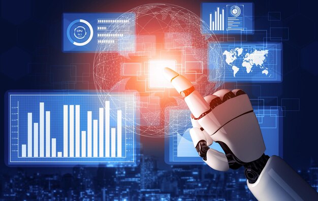 Interface de inteligência artificial para gestão e produtividade corporativa